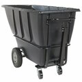 Vestil HEAVY DUTY TILT TRUCK 1 CU YD BLACK TOWABLE TDT-TB-100-HD-BL